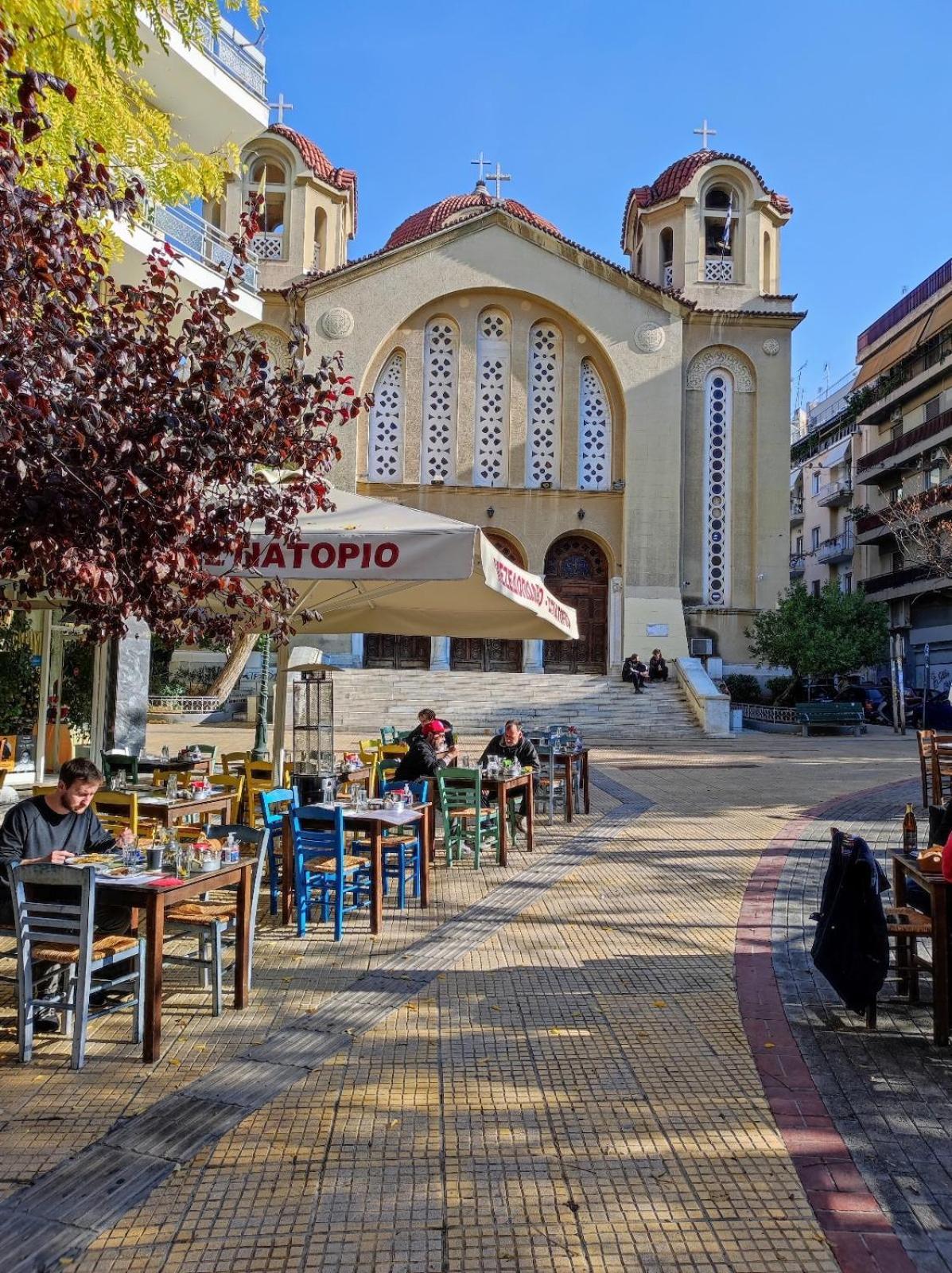 Aris Central Athens Atenas Exterior foto